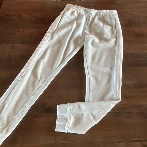 Girls Adidas tiger striped hoodie & sweatpants set, size XL/16 - Picture 4 of 7